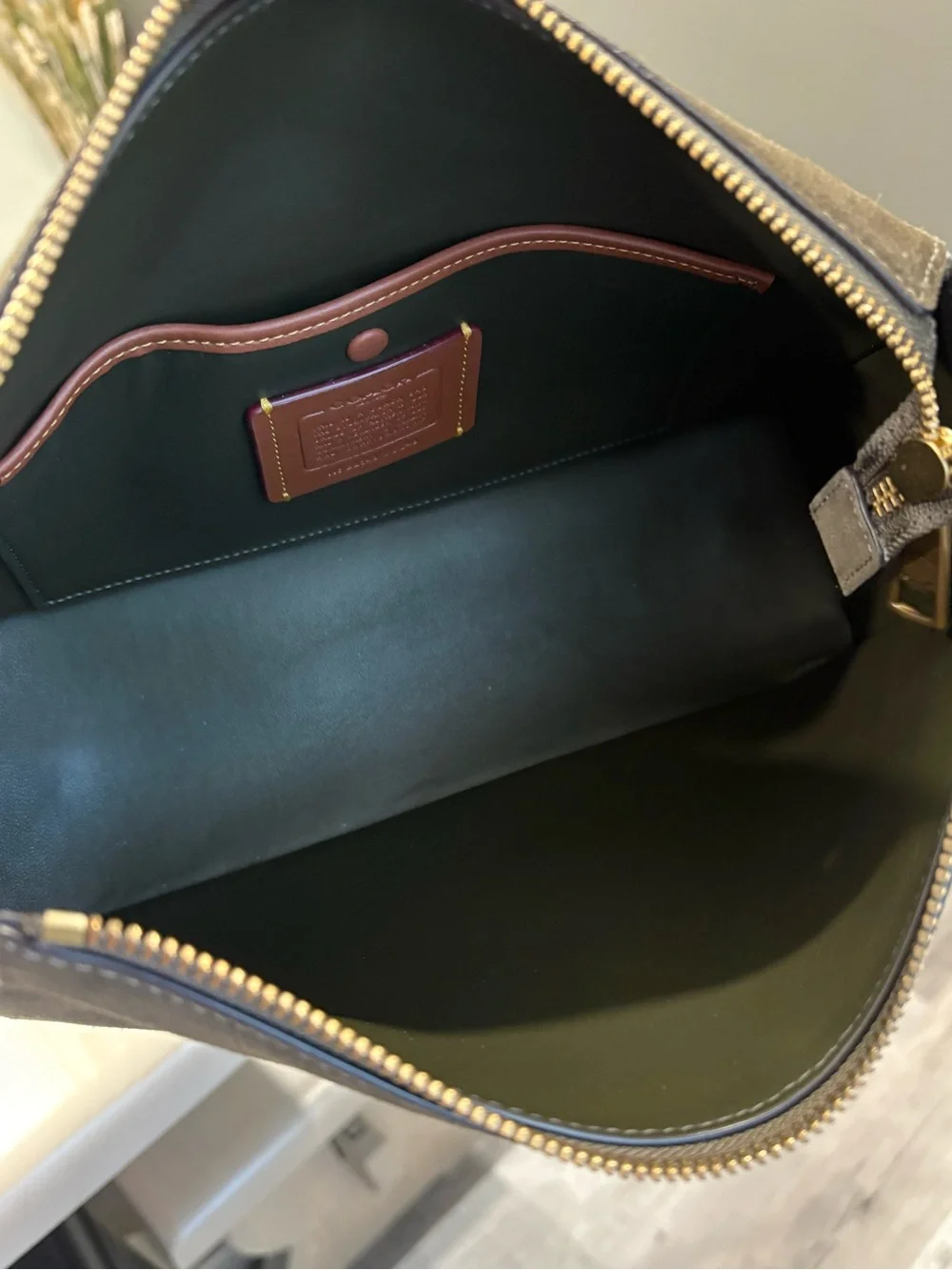 Coach Lola Bag in Olive Suede – New with Tags